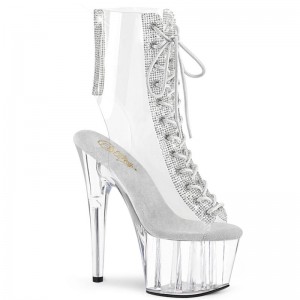 Pleaser Adore-1016C-2 Laarzen Dames Clear | BELGIE BEPVLTZK