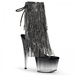 Pleaser Adore-1017RSFT Laarzen Dames Zwart | BELGIE BEAEZNWY