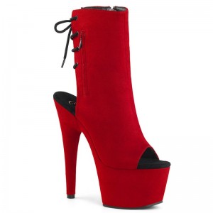 Pleaser Adore-1018FS Laarzen Dames Rood | BELGIE BEBQNWOA