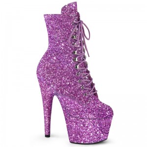 Pleaser Adore-1020GWR Laarzen Dames Paars | BELGIE BEMAQZOT