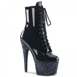 Pleaser Adore-1020LG Laarzen Dames Zwart | BELGIE BEUPXRHF