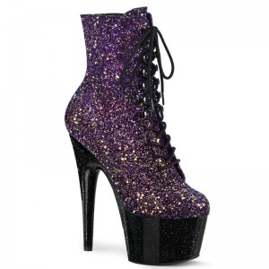 Pleaser Adore-1020OMBG Laarzen Dames Paars Zwart | BELGIE BEVKWXLJ