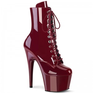 Pleaser Adore-1020 Laarzen Dames Bordeaux | BELGIE BETDLEBI