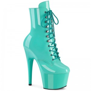 Pleaser Adore-1020 Laarzen Dames Turquoise | BELGIE BEQHDUFL