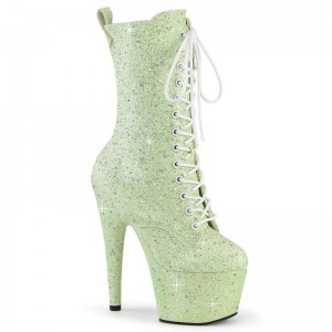Pleaser Adore-1040GR Laarzen Dames Groen | BELGIE BECWDROG