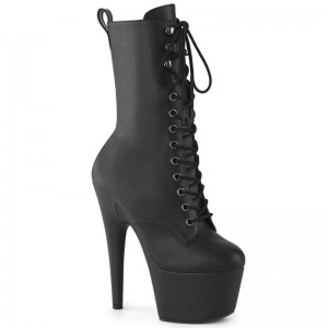 Pleaser Adore-1049WR Vegan Leather Laarzen Dames Zwart | BELGIE BEGVXSDR