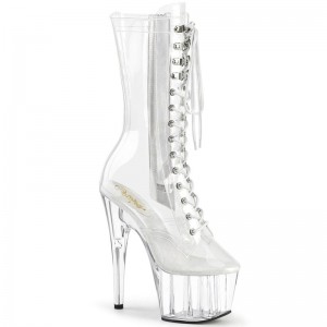 Pleaser Adore-1050C Laarzen Dames Clear | BELGIE BEIYEMJA