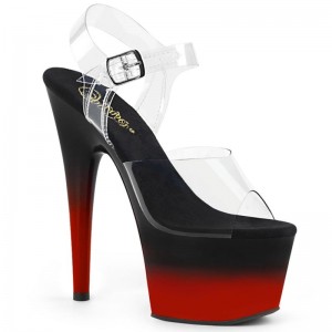 Pleaser Adore-708BR-H Hakken Dames Rood | BELGIE BETACKGB