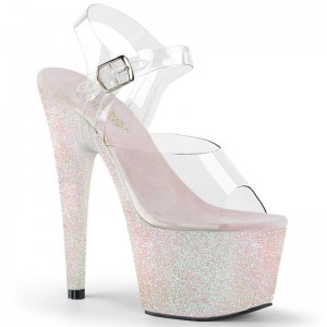 Pleaser Adore-708HMG Hakken Dames Wit | BELGIE BEIBRQFO