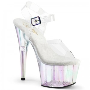 Pleaser Adore-708HT Hakken Dames Clear | BELGIE BEGWXSPA