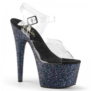 Pleaser Adore-708LG Hakken Dames Zwart | BELGIE BEYEAVXQ