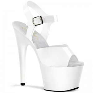 Pleaser Adore-708N Hakken Dames Wit | BELGIE BEIHBEXA