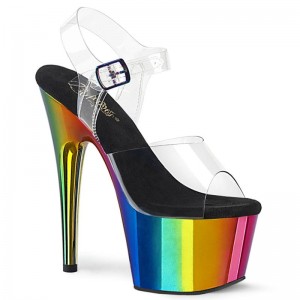 Pleaser Adore-708RC Hakken Dames Gekleurd | BELGIE BEFCBOMW