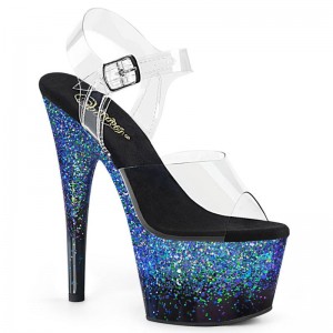 Pleaser Adore-708SS Hakken Dames Blauw | BELGIE BEYWGHNX