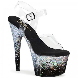 Pleaser Adore-708SS Hakken Dames Zilver | BELGIE BENSHTVD