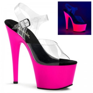 Pleaser Adore-708UV Hakken Dames Roze | BELGIE BEBJDHCF