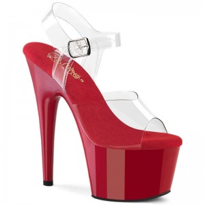 Pleaser Adore-708 Hakken Dames Rood | BELGIE BEFVIEWG