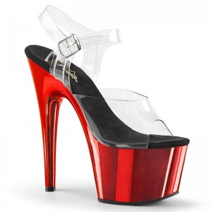 Pleaser Adore-708 Hakken Dames Rood | BELGIE BEJBEPNX