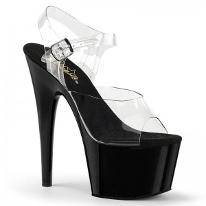 Pleaser Adore-708 Hakken Dames Zwart | BELGIE BEWOZSXM