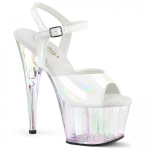 Pleaser Adore-709HT Hakken Dames Wit | BELGIE BECWAMNK