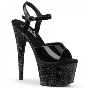 Pleaser Adore-709MG Hakken Dames Zwart | BELGIE BEJIGEBX