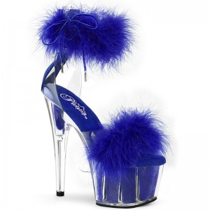 Pleaser Adore-724F Hakken Dames Blauw | BELGIE BEKJTSIG