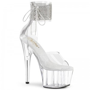 Pleaser Adore-724RS Hakken Dames Clear | BELGIE BENGVYWJ