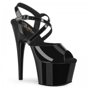 Pleaser Adore-724 Hakken Dames Zwart | BELGIE BEYXRWMS