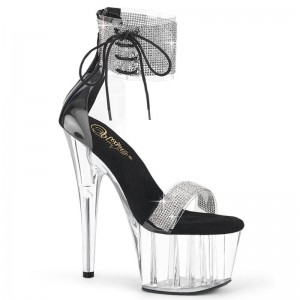Pleaser Adore-727RS Hakken Dames Zwart | BELGIE BEDYJXLE