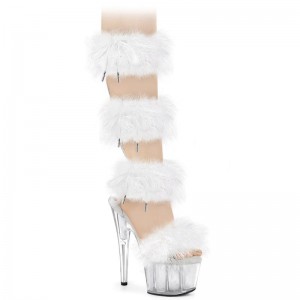 Pleaser Adore-728F Hakken Dames Wit | BELGIE BEUTAZKL