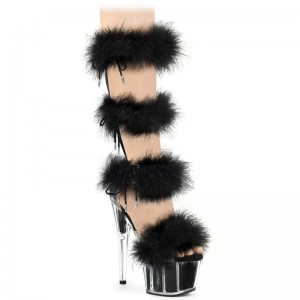 Pleaser Adore-728F Hakken Dames Zwart | BELGIE BEUEOWYQ