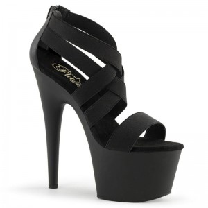 Pleaser Adore-769 Vegan Leather Hakken Dames Zwart | BELGIE BEGYUOTB
