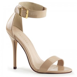 Pleaser Amuse-10 Hakken Dames Beige | BELGIE BESUTQIO