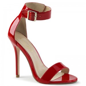 Pleaser Amuse-10 Hakken Dames Rood | BELGIE BEJKSIUH
