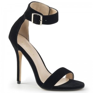 Pleaser Amuse-10 Hakken Dames Zwart | BELGIE BESLFYHO