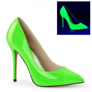 Pleaser Amuse-20 Hakken Dames Groen | BELGIE BEJURZTW