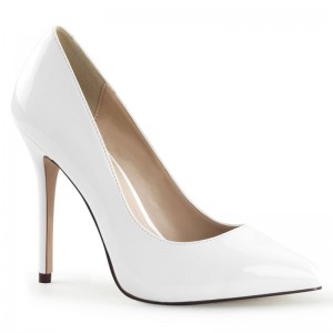 Pleaser Amuse-20 Hakken Dames Wit | BELGIE BECSKQRF