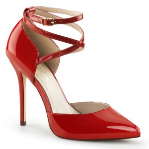 Pleaser Amuse-25 Hakken Dames Rood | BELGIE BESOPVBT