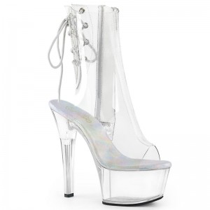 Pleaser Aspire-1018C Laarzen Dames Clear | BELGIE BEUYLMDR