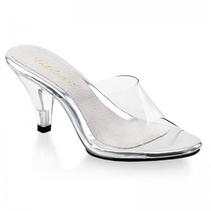 Pleaser Belle-301 Badslippers Dames Clear | BELGIE BEJGAKDO