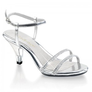 Pleaser Belle-316 Hakken Dames Zilver | BELGIE BEAQRXLI