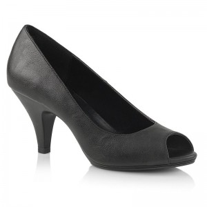 Pleaser Belle-362 Vegan Leather Hakken Dames Zwart | BELGIE BEVWUREG