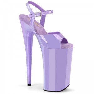 Pleaser Beyond-009 Hakken Dames Paars | BELGIE BEOBWGCS
