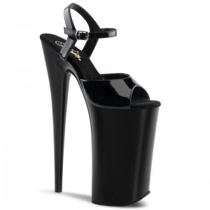 Pleaser Beyond-009 Hakken Dames Zwart | BELGIE BEPUKWHD