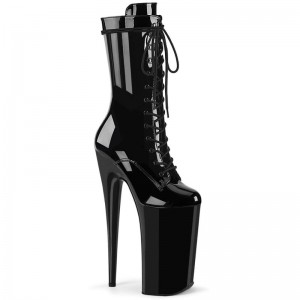 Pleaser Beyond-1050 Laarzen Dames Zwart | BELGIE BEGKAWUE