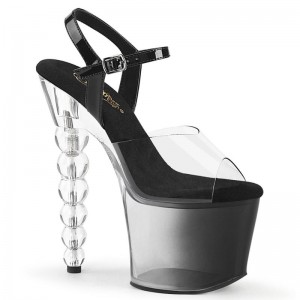 Pleaser Bliss-708-1BC Hakken Dames Zwart | BELGIE BEKBWGEA