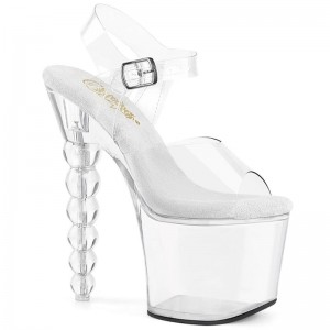 Pleaser Bliss-708 Hakken Dames Clear | BELGIE BEZSOGXD