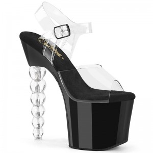 Pleaser Bliss-708 Hakken Dames Zwart | BELGIE BEMSDEHX