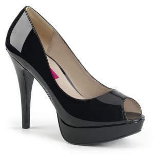 Pleaser Chloe-01 Hakken Dames Zwart | BELGIE BEEPTZUC