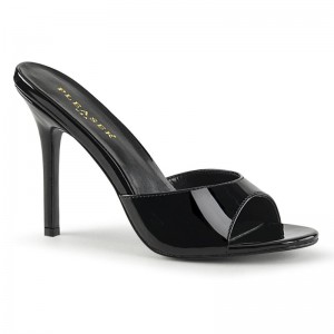 Pleaser Classique-01 Badslippers Dames Zwart | BELGIE BEMGYHVT